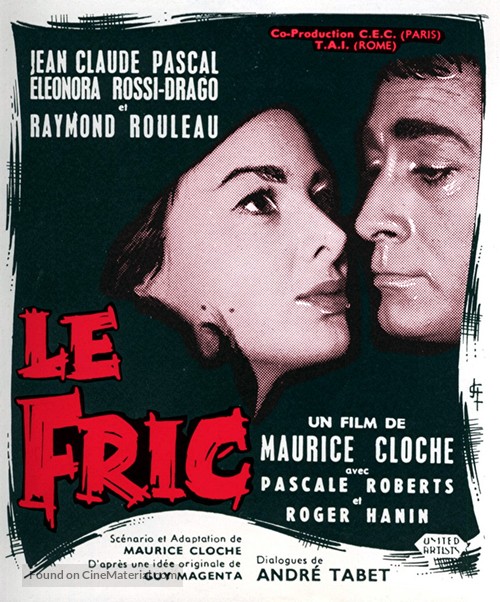 Le fric - French Movie Poster