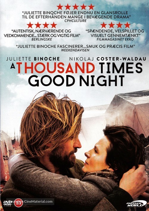 Tusen ganger god natt - Danish DVD movie cover