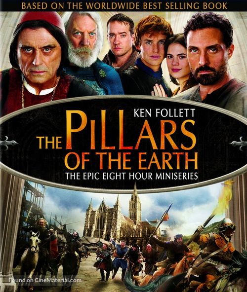 &quot;The Pillars of the Earth&quot; - Blu-Ray movie cover
