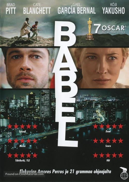 Babel - Finnish DVD movie cover