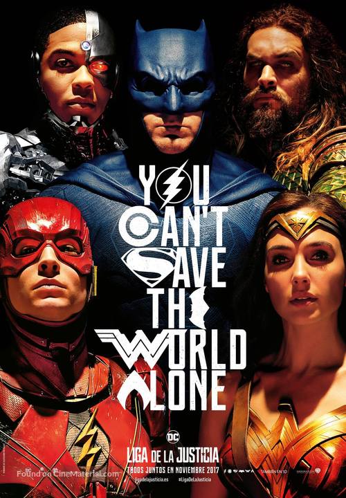 Justice League - Spanish Movie Poster