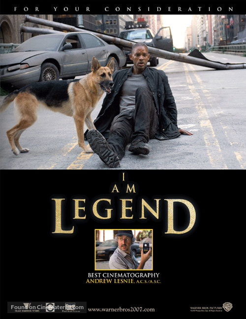 I Am Legend - For your consideration movie poster