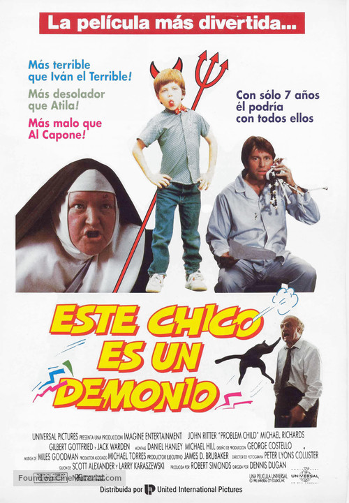 Problem Child - Spanish Movie Poster