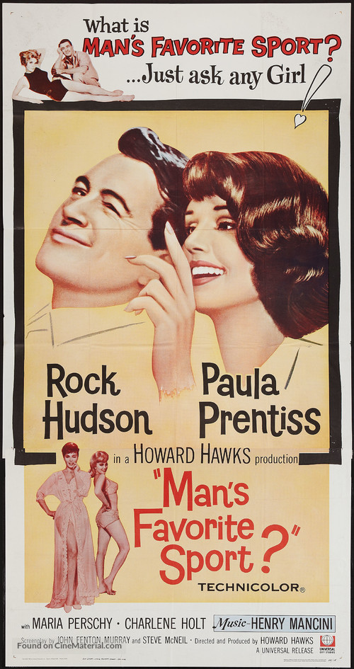 Man&#039;s Favorite Sport? - Theatrical movie poster