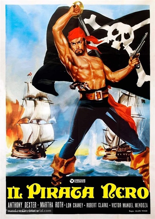 The Black Pirates - Italian DVD movie cover