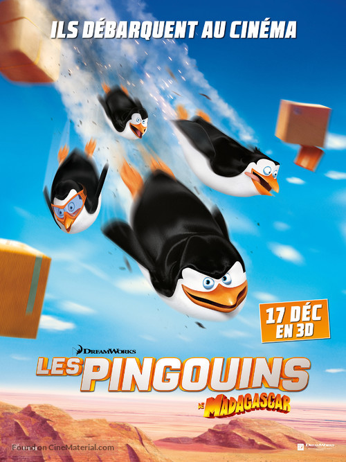 Penguins of Madagascar - French Movie Poster