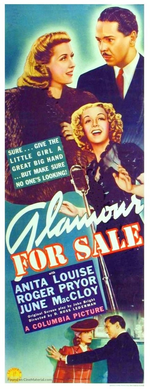 Glamour for Sale - Movie Poster