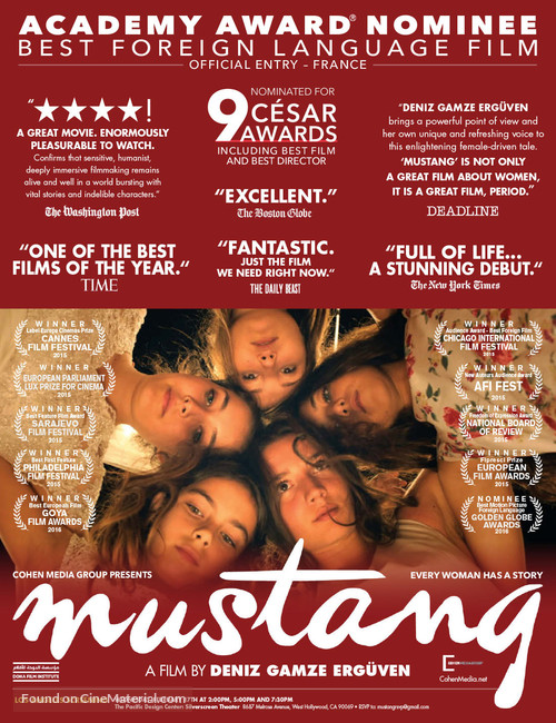 Mustang - For your consideration movie poster