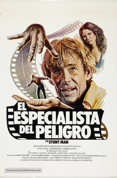 The Stunt Man - Mexican Movie Poster