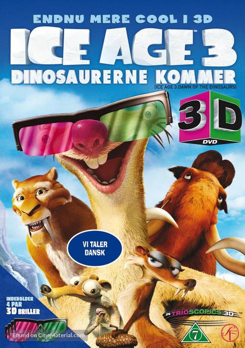 Ice Age: Dawn of the Dinosaurs - Danish Movie Cover