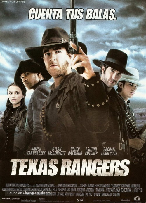 Texas Rangers - Spanish Movie Poster