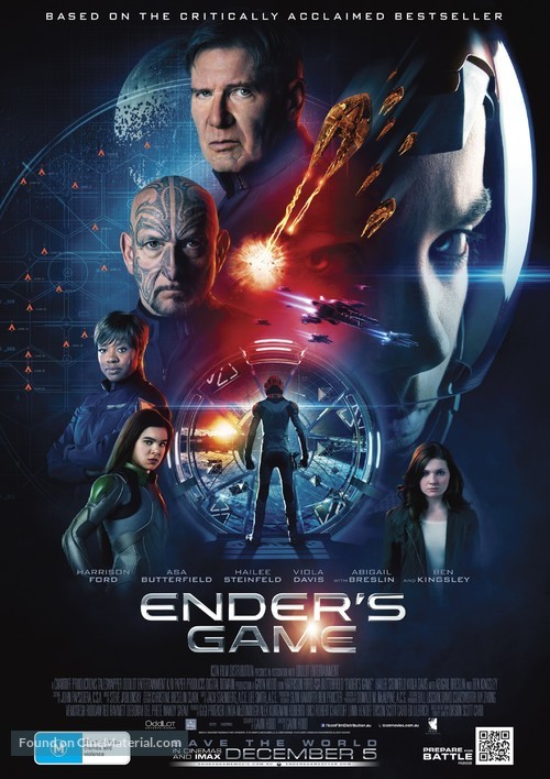 Ender&#039;s Game - Australian Movie Poster