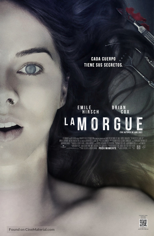 The Autopsy of Jane Doe - Argentinian Movie Poster