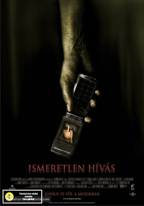 When A Stranger Calls - Hungarian poster