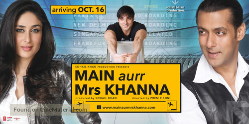 Main Aur Mrs Khanna - Indian Movie Poster