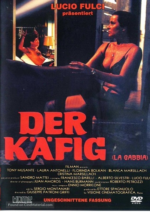 La gabbia - German DVD movie cover