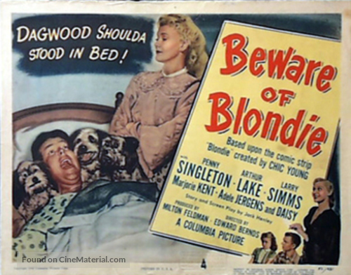 Beware of Blondie - Movie Poster