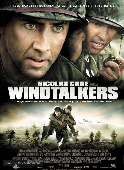 Windtalkers - Danish Movie Poster