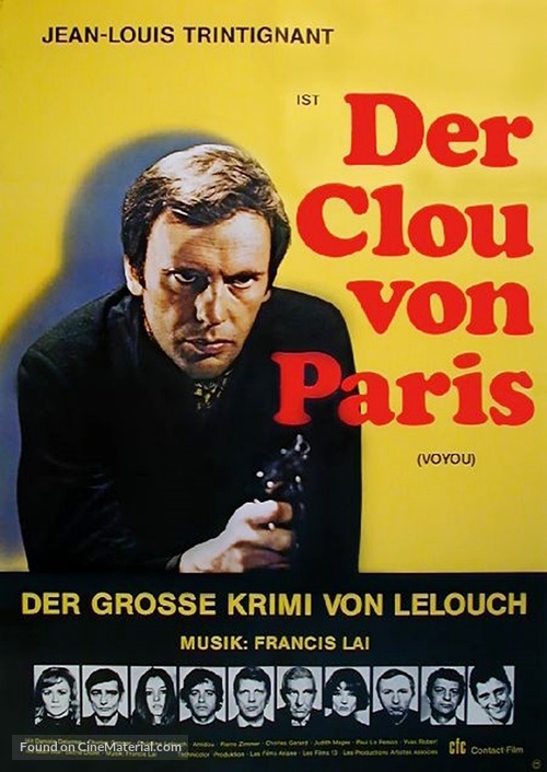 Le voyou - German Movie Poster