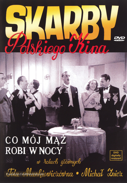 Co m&oacute;j maz robi w nocy - Polish DVD movie cover