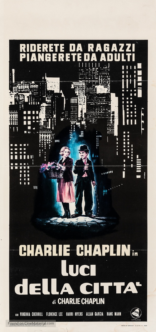 City Lights - Italian Re-release movie poster