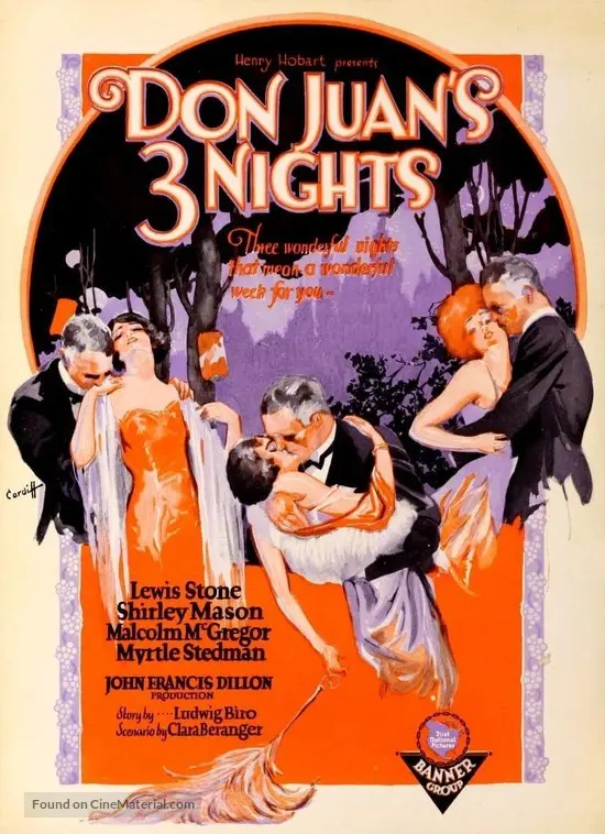 Don Juan&#039;s Three Nights - Movie Poster