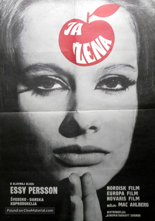 Jag - en kvinna - Yugoslav Movie Poster