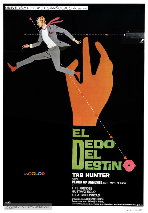 El dedo del destino - Spanish Movie Poster