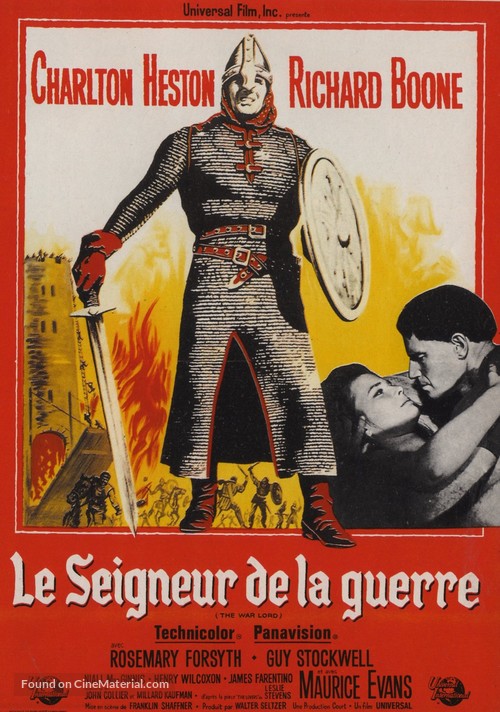 The War Lord - French Movie Poster