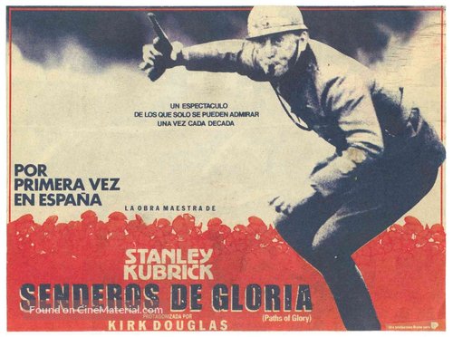 Paths of Glory - Spanish Movie Poster