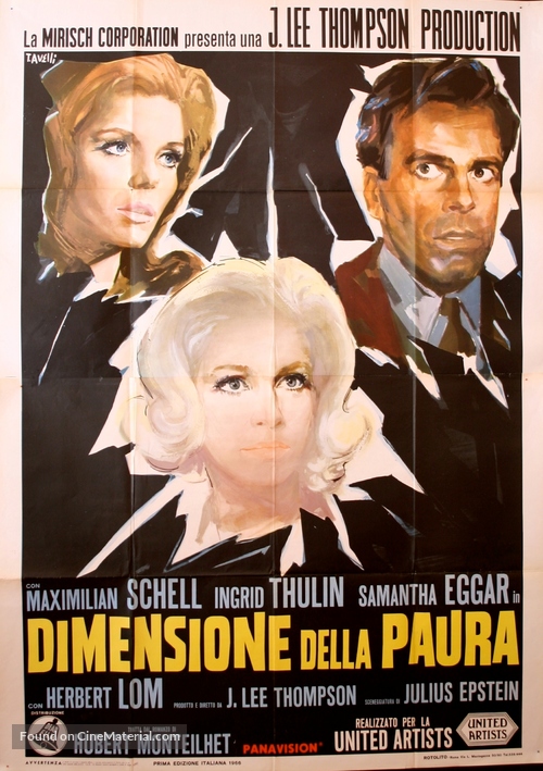 Return from the Ashes - Italian Movie Poster