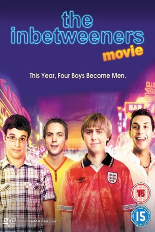 The Inbetweeners Movie - British DVD movie cover