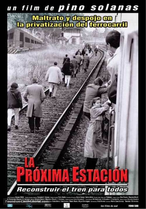 La pr&oacute;xima estaci&oacute;n - Argentinian Movie Poster