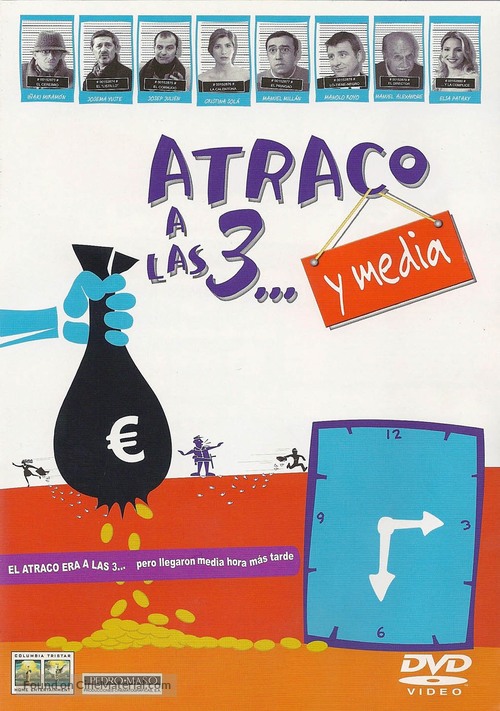 Atraco a las 3... y media - Spanish DVD movie cover