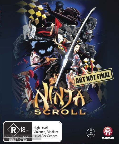 Ninja Scroll - Australian Blu-Ray movie cover