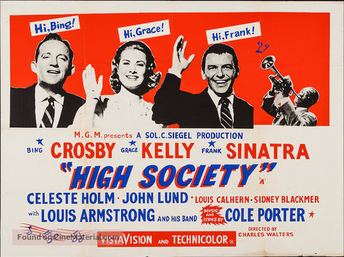 High Society - British Movie Poster
