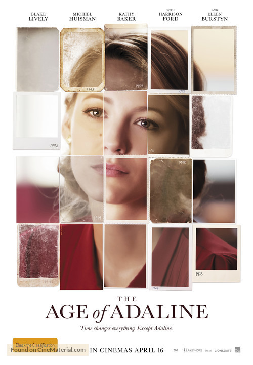 The Age of Adaline - Australian Movie Poster