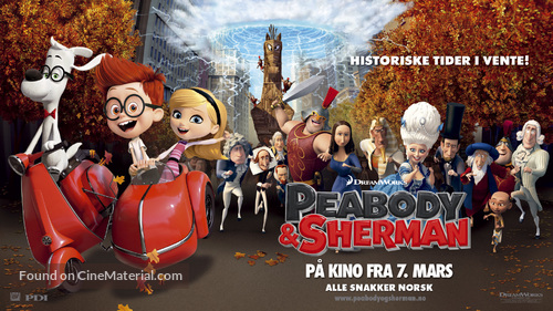 Mr. Peabody &amp; Sherman - Norwegian Movie Poster