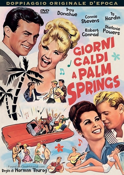 Palm Springs Weekend - Italian DVD movie cover