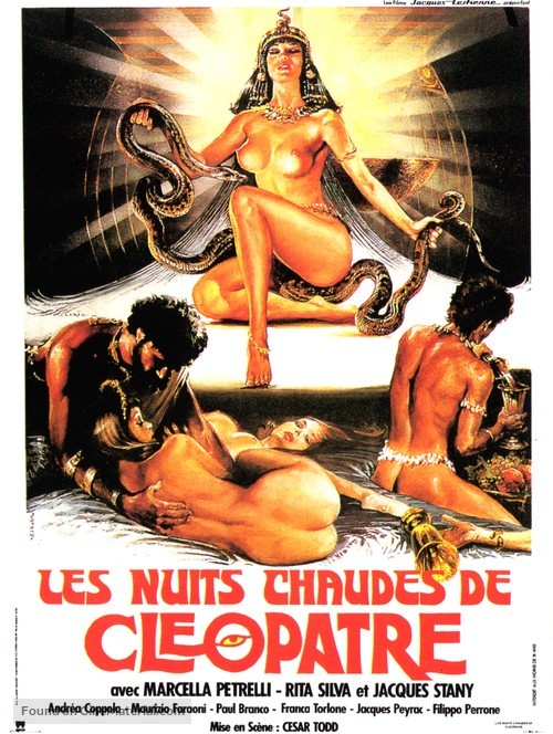 Sogni erotici di Cleopatra - French Movie Poster