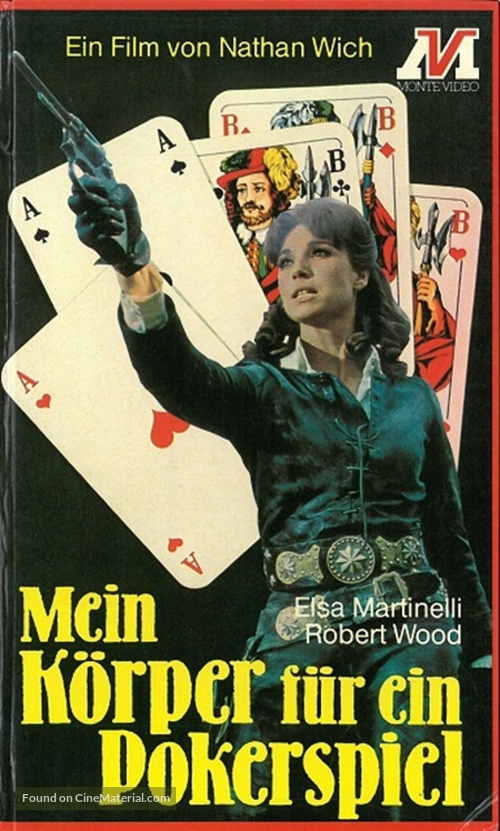 Il mio corpo per un poker - German VHS movie cover