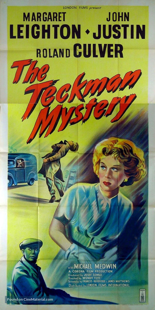 The Teckman Mystery - British Movie Poster