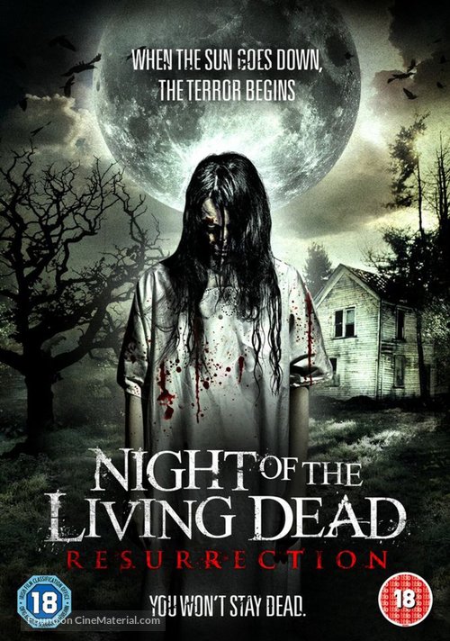 Night of the Living Dead: Resurrection - British DVD movie cover