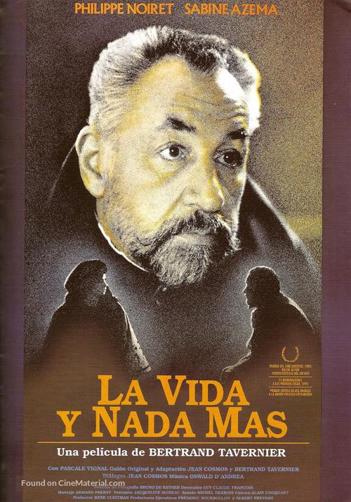 Vie et rien d'autre, La - Spanish Movie Poster