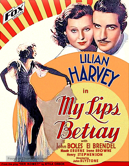 My Lips Betray - Movie Poster