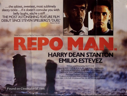 Repo Man - British Movie Poster