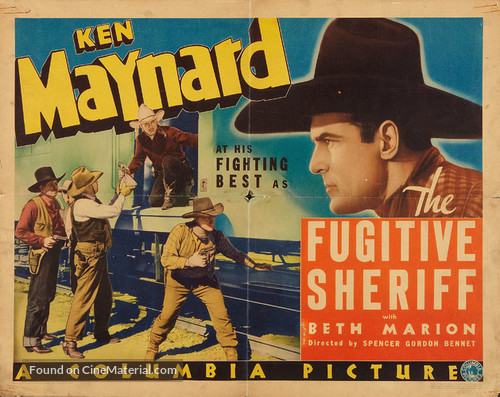 The Fugitive Sheriff - Movie Poster