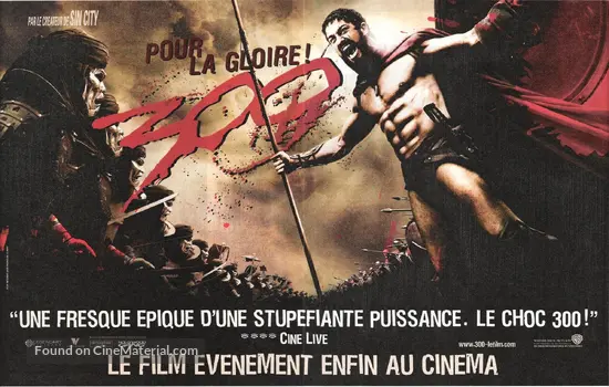 300 - French Movie Poster