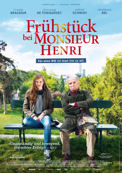 L&#039;&eacute;tudiante et monsieur Henri - German Movie Poster