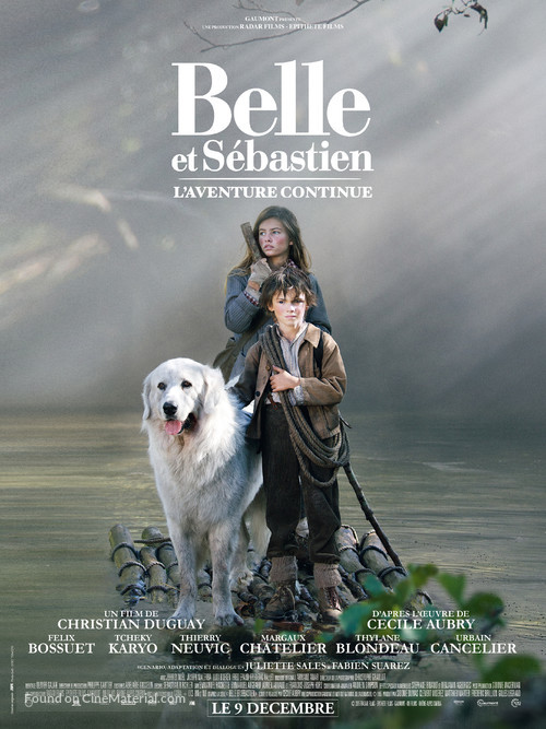 Belle et S&eacute;bastien, l&#039;aventure continue - French Movie Poster